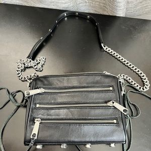 Rebecca Minkoff Three Zipper Crossbody Bag